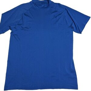 Nike Mens Matthew M Williams MMW Large NRG Mock Neck Top Blue DD9436-409 Shirt
